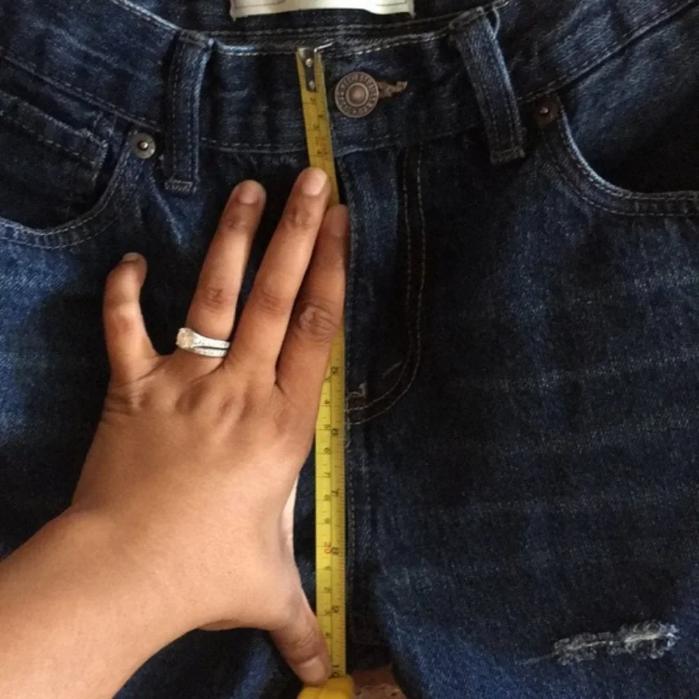 Levi’s 511 Cutoffs Denim Shorts High Rise - Picture 7 of 9